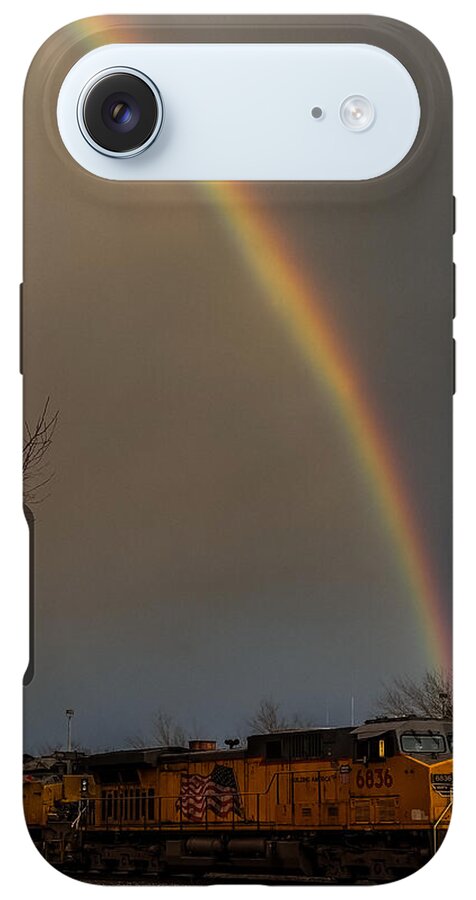 Train at the end of the rainbow - Phone Case
