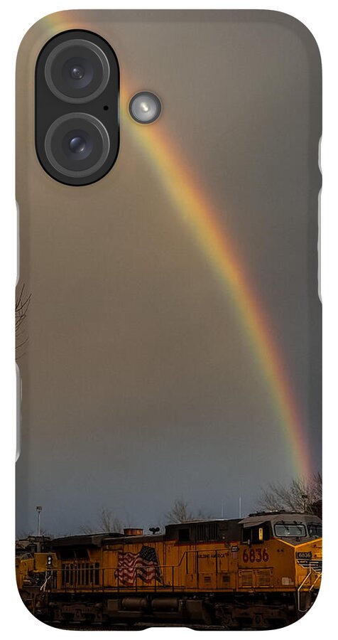 Train at the end of the rainbow - Phone Case