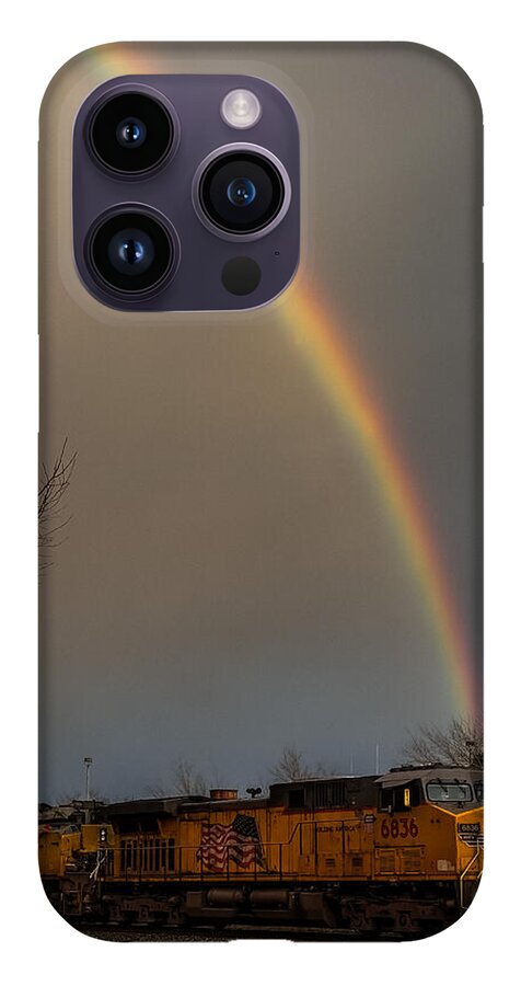 Train at the end of the rainbow - Phone Case
