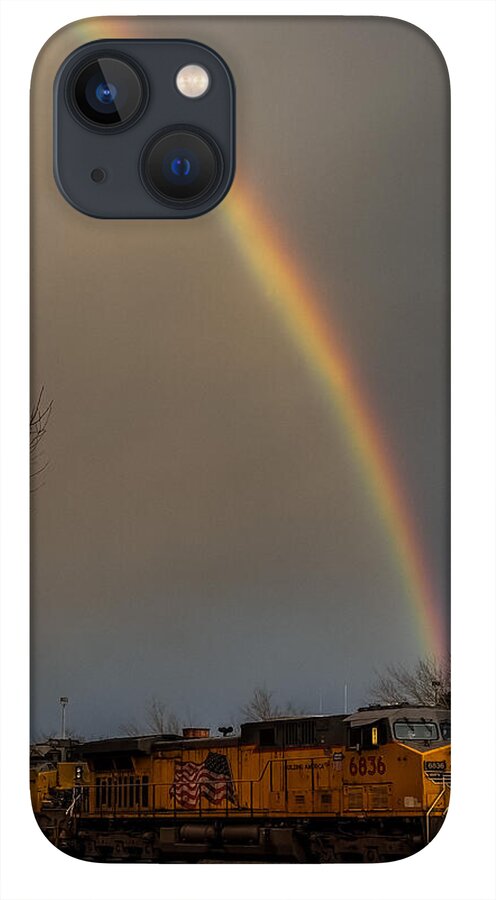 Train at the end of the rainbow - Phone Case