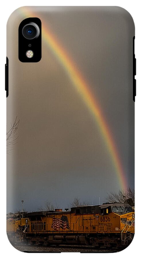 Train at the end of the rainbow - Phone Case