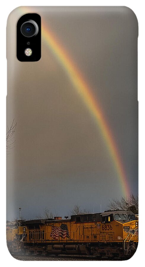 Train at the end of the rainbow - Phone Case