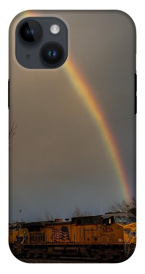 Train at the end of the rainbow - Phone Case