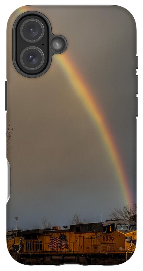 Train at the end of the rainbow - Phone Case