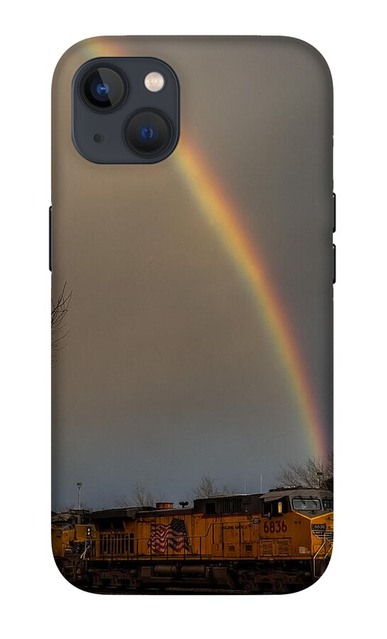 Train at the end of the rainbow - Phone Case