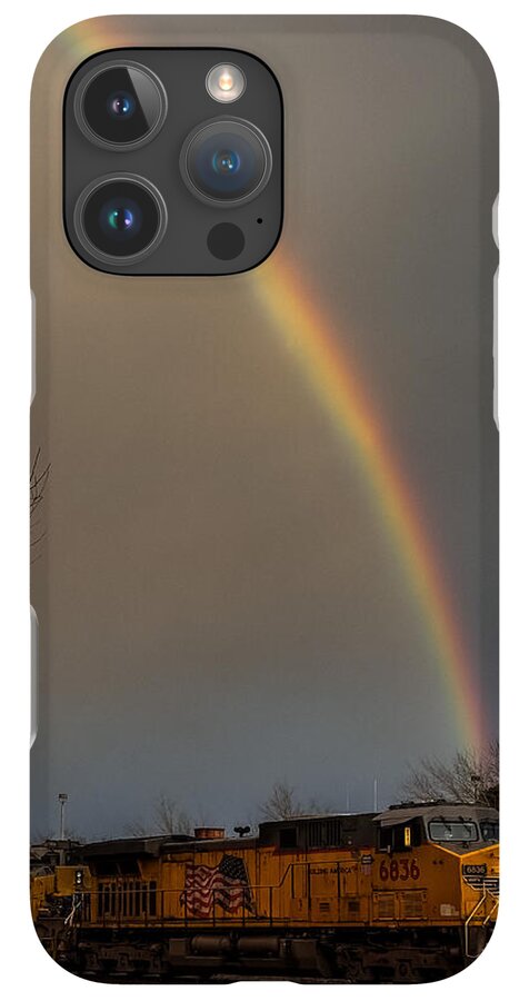Train at the end of the rainbow - Phone Case