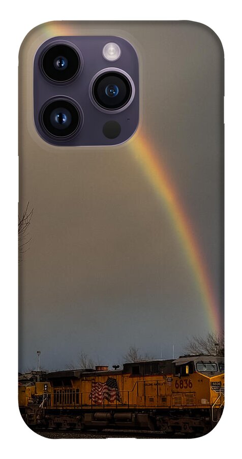 Train at the end of the rainbow - Phone Case
