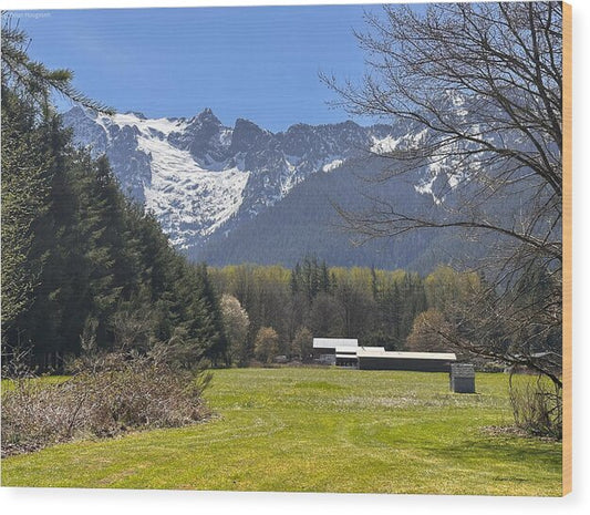 Valley - Wood Print