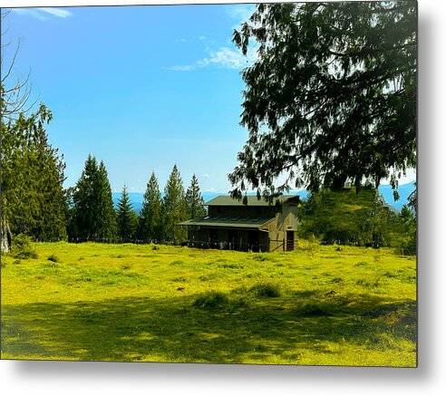 Valley view - Metal Print