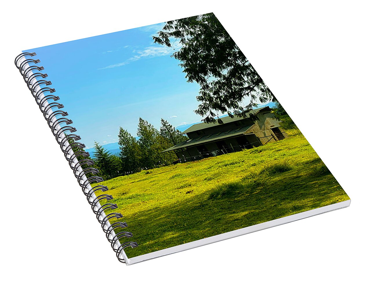 Valley view - Spiral Notebook