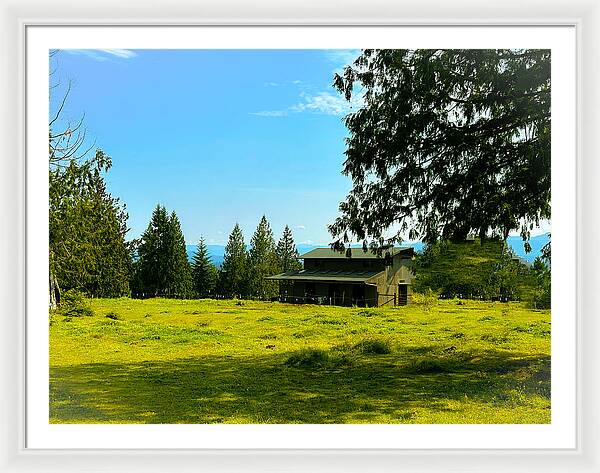 Valley view - Framed Print