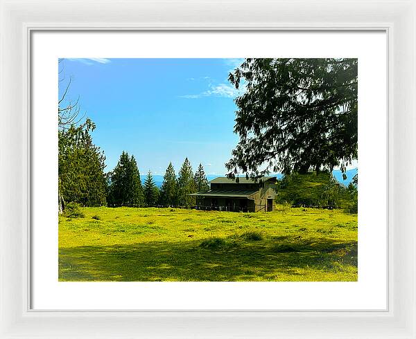 Valley view - Framed Print