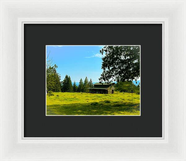 Valley view - Framed Print