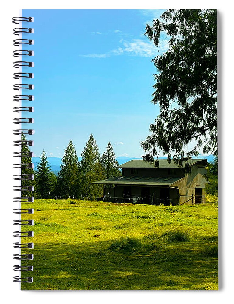Valley view - Spiral Notebook