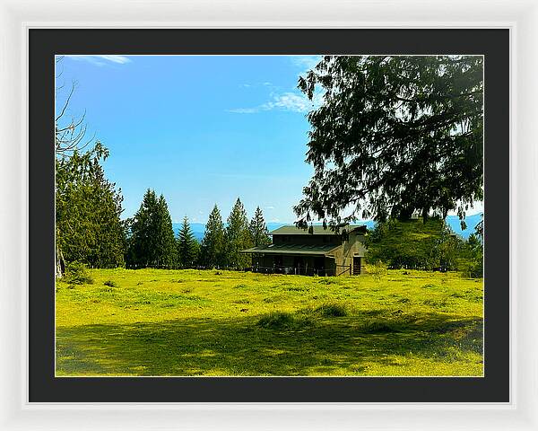 Valley view - Framed Print