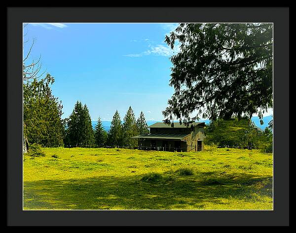 Valley view - Framed Print
