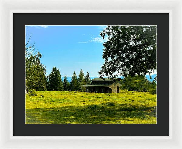 Valley view - Framed Print