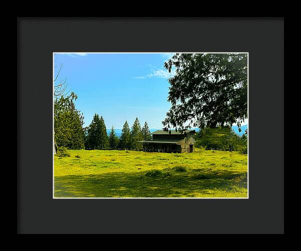 Valley view - Framed Print