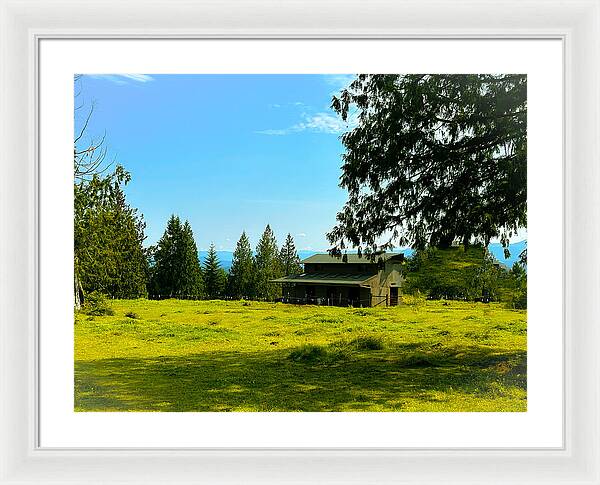 Valley view - Framed Print