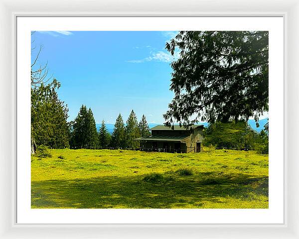 Valley view - Framed Print