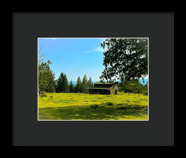 Valley view - Framed Print