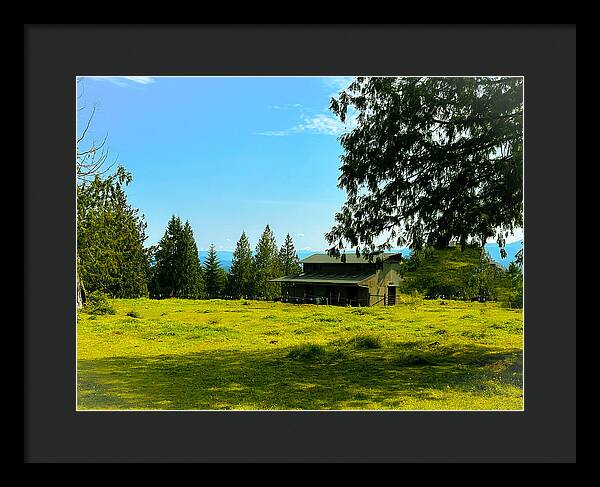 Valley view - Framed Print