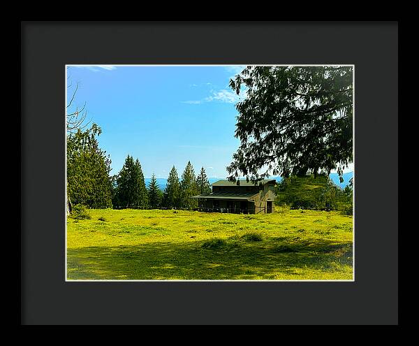Valley view - Framed Print