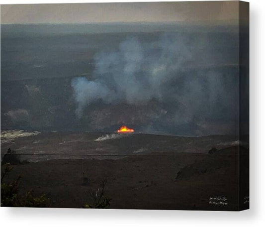 Volcano in Hawaii - Canvas Print