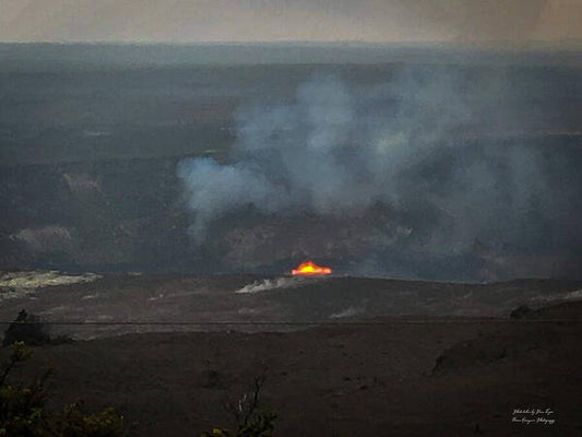 Volcano in Hawaii - Art Print