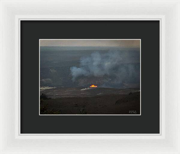 Volcano in Hawaii - Framed Print