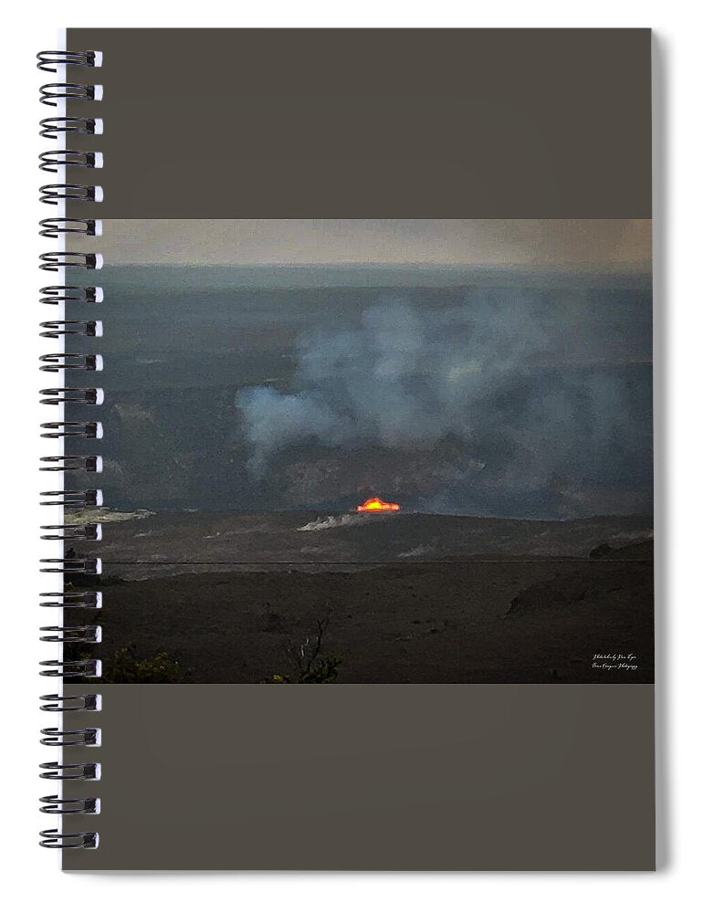 Volcano in Hawaii - Spiral Notebook