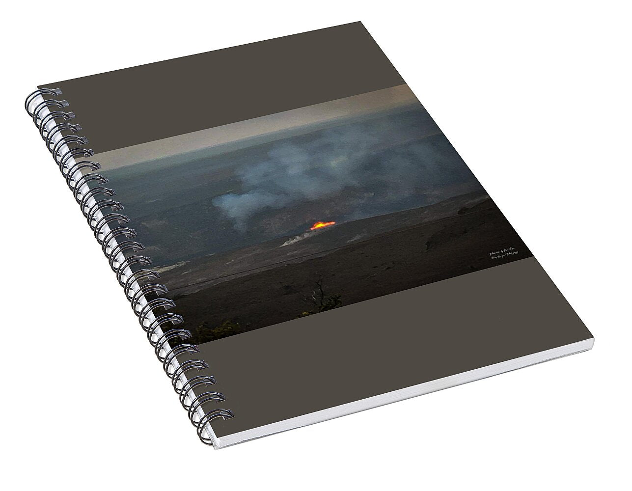 Volcano in Hawaii - Spiral Notebook
