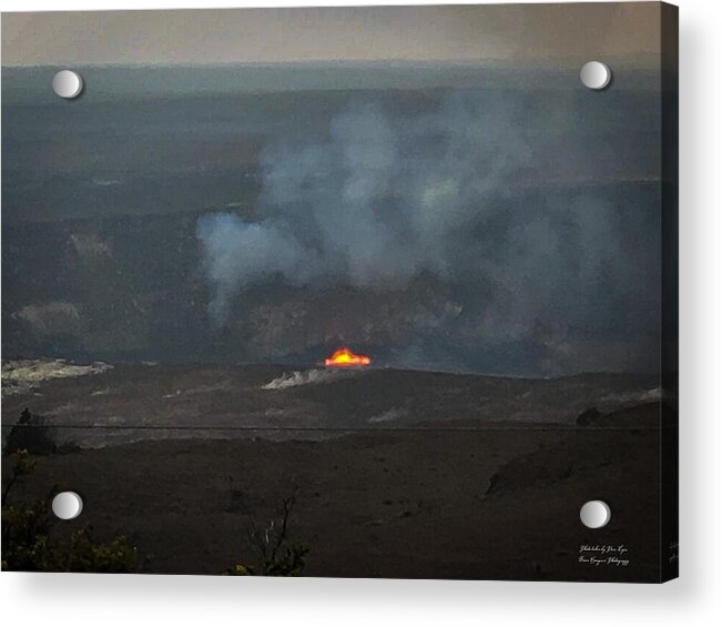 Volcano in Hawaii - Acrylic Print