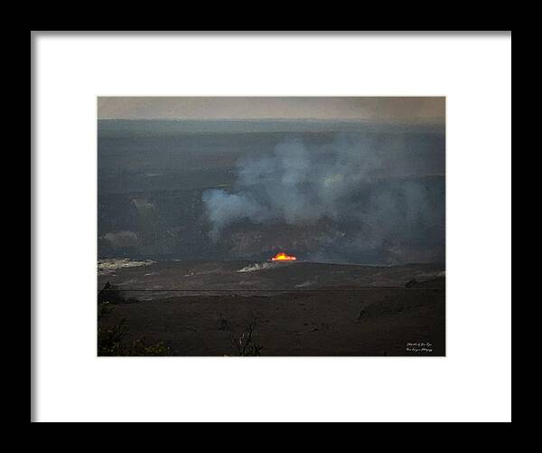 Volcano in Hawaii - Framed Print