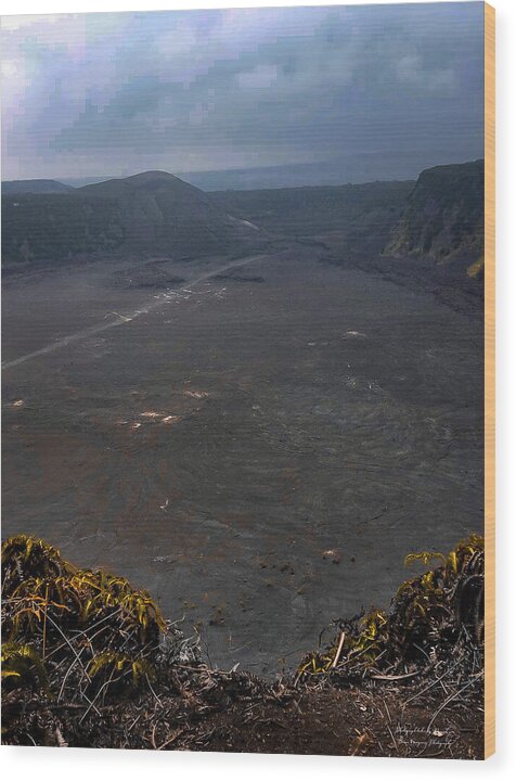 Volcano Planes - Wood Print
