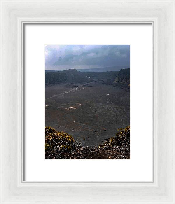 Volcano Planes - Framed Print