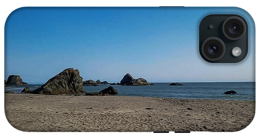 Walk on  the beach 1 - Phone Case