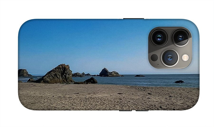 Walk on  the beach 1 - Phone Case