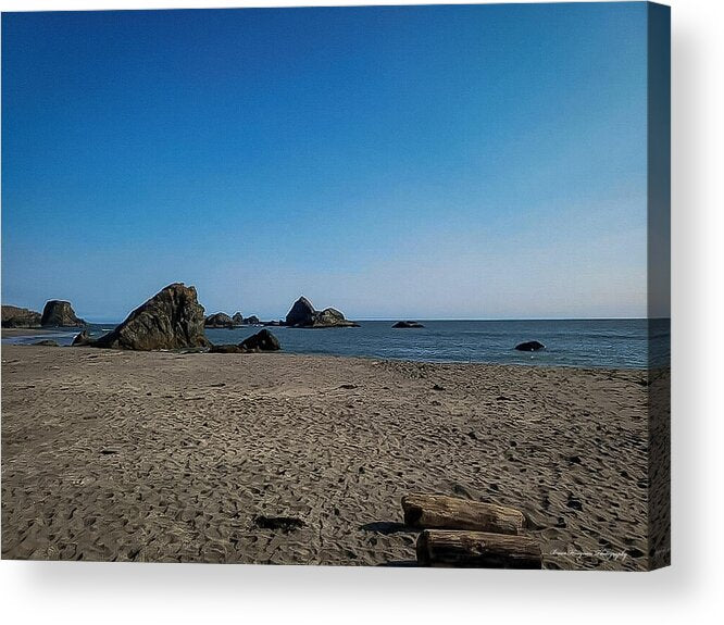 Walk on  the beach 1 - Acrylic Print