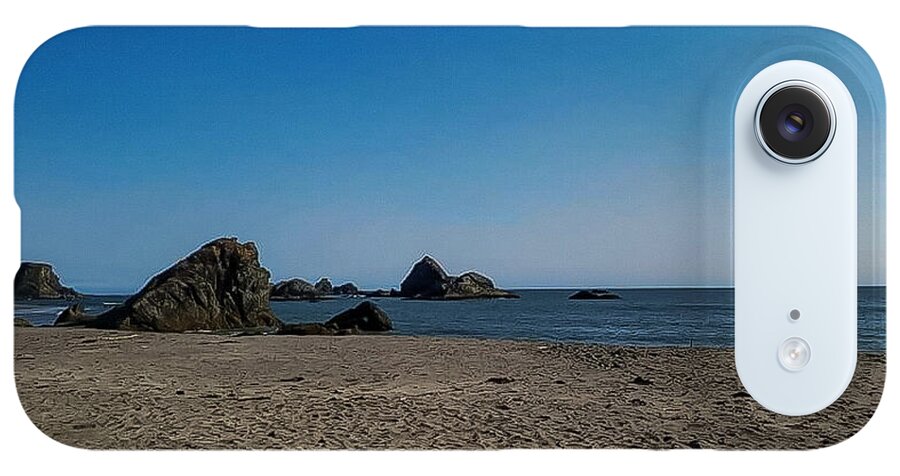 Walk on  the beach 1 - Phone Case