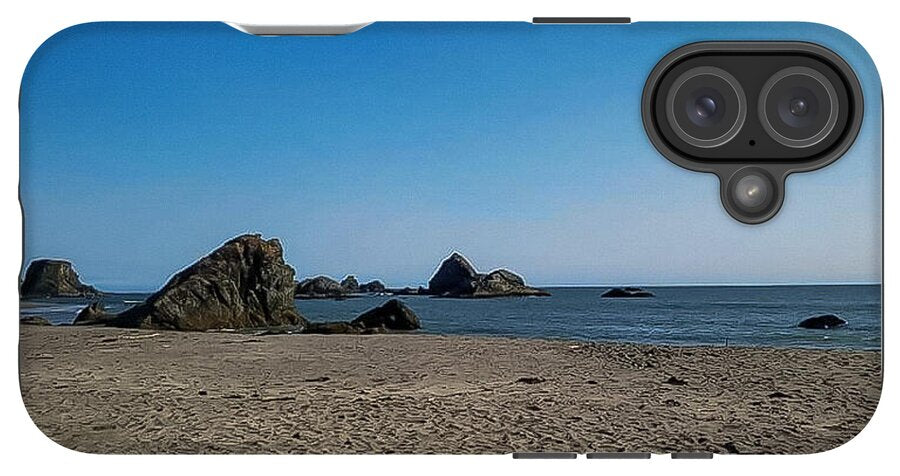 Walk on  the beach 1 - Phone Case