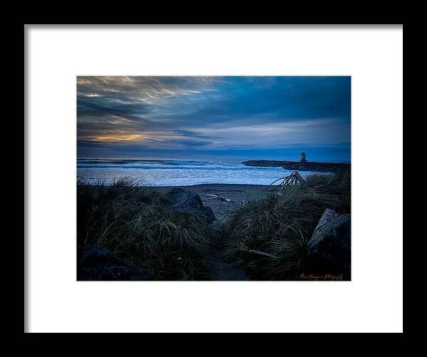 Walk to the beach - Framed Print