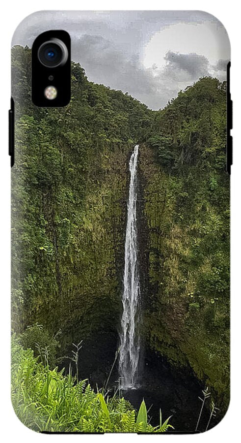 Water fall in Hilo, Hawaii - Phone Case