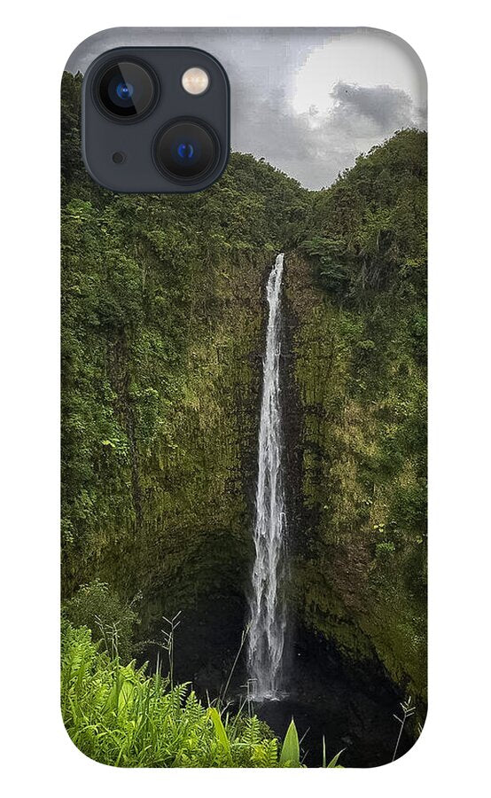 Water fall in Hilo, Hawaii - Phone Case