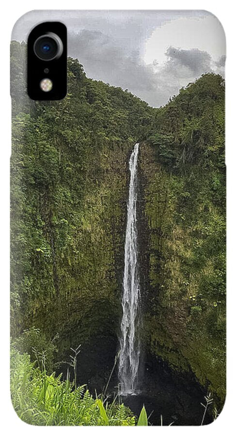 Water fall in Hilo, Hawaii - Phone Case