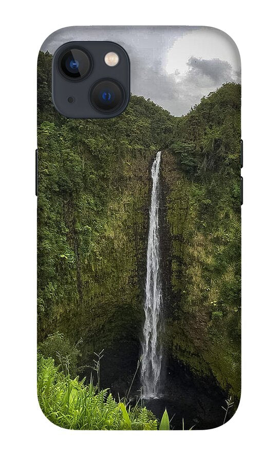 Water fall in Hilo, Hawaii - Phone Case