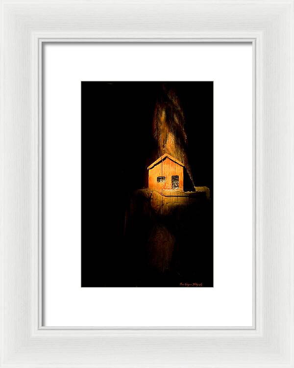 Yellow light house - Framed Print