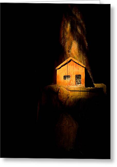 Yellow light house - Greeting Card